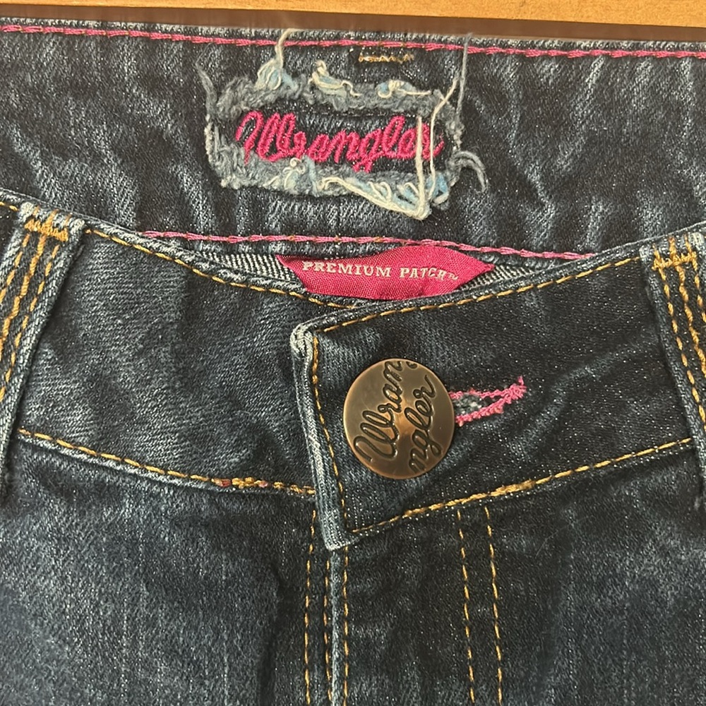 Wrangler Premium Patch Bootcut Denim Jeans - Picture 6 of 11